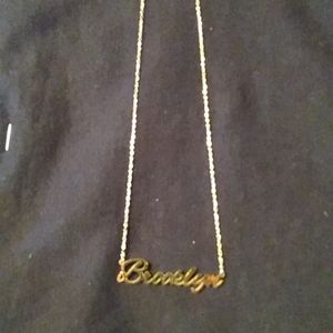 Brooklyn  Personalized jewelry necklace.